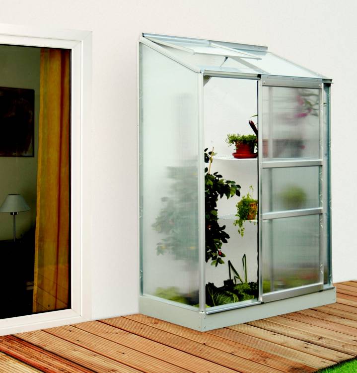 Obrázek k výrobku 41590 - skleník VITAVIA IDA 900 PC 6 mm stříbrný