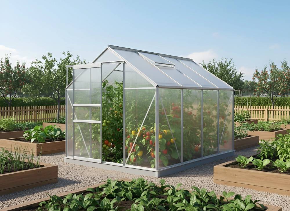 Obrázek k výrobku 42066 - skleník VITAVIA TARGET 5000 PC 4 mm stříbrný