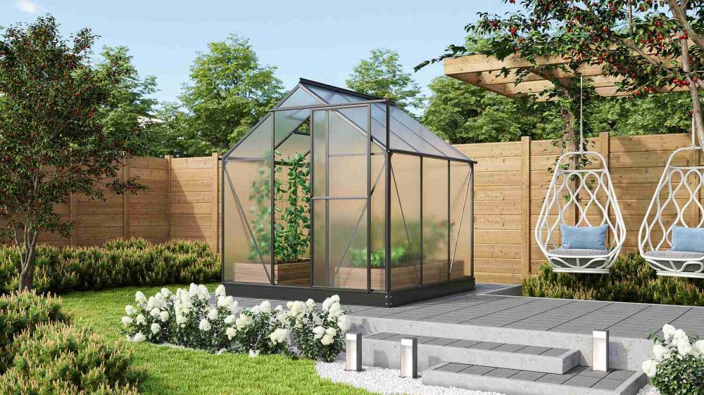 Obrázek k výrobku 80456 - skleník VITAVIA TRITON 3800 PC 6 mm černý LG3658