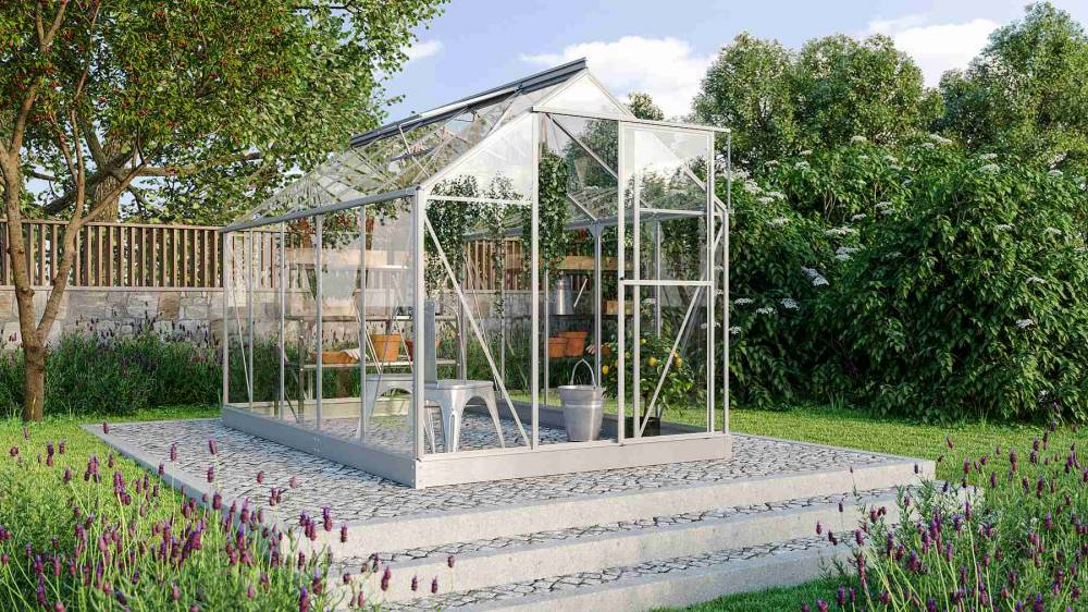 Obrázek k výrobku 80484 - skleník VITAVIA TRITON 6200 čiré sklo 3 mm stříbrný LG3687