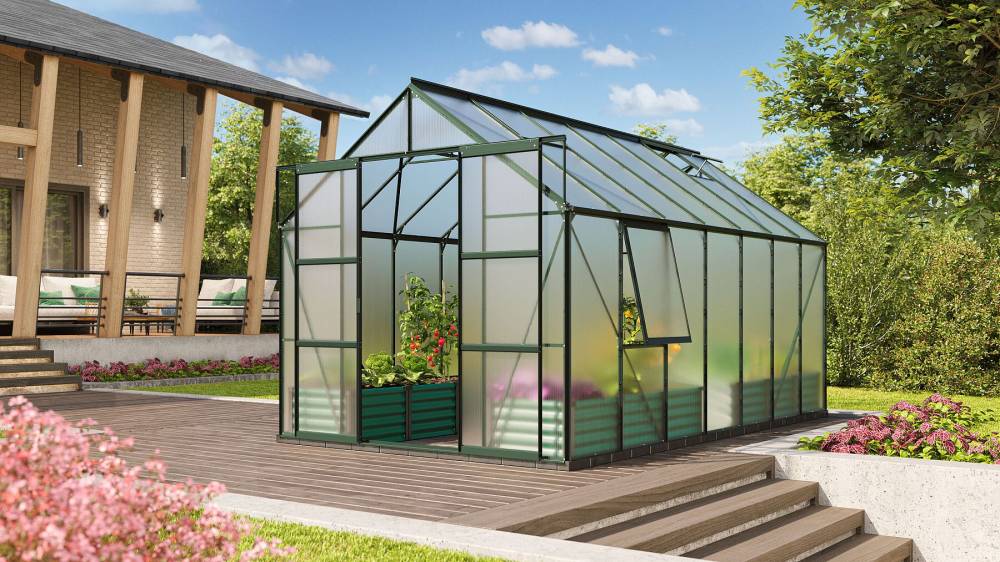 Obrázek k výrobku 41696 - skleník VITAVIA URANUS 11500 PC 6 mm zelený