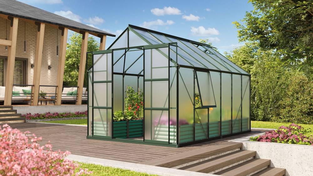 Obrázek k výrobku 41701 - skleník VITAVIA URANUS 9900 PC 4 mm zelený