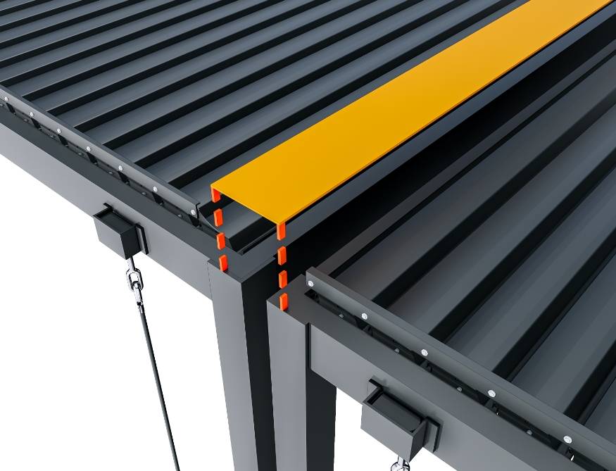 Obrázek k výrobku 88180 - spojovací kit k pergole LANITPLAST BIOCLIMATIC PREMIUM LG4114