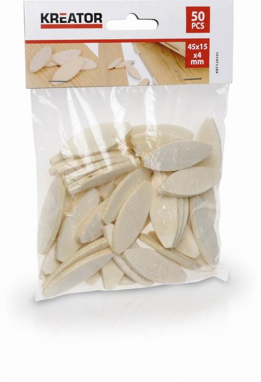 Obrázek k výrobku 15059 - Spojovací lamela 45 x 15 x 4 mm (50 ks)