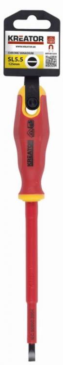 Obrázek k výrobku 15341 - Šroubovák VDE SL 5,5X125