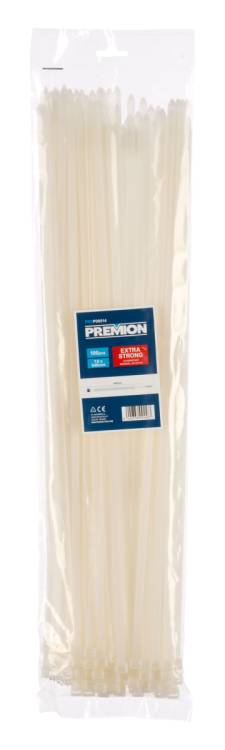 Obrázek k výrobku 90765 - Stahovací pásky bílé 7,6 x 540mm 100ks