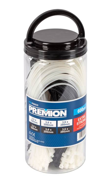 Obrázek k výrobku 90797 - Stahovací pásky MULTI COLOR barevné 600ks