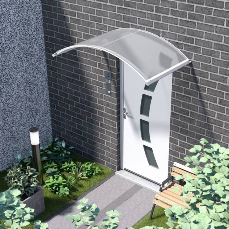 Obrázek k výrobku 41877 - stříška nad dveře LANITPLAST ARCUS 160/90 bílá