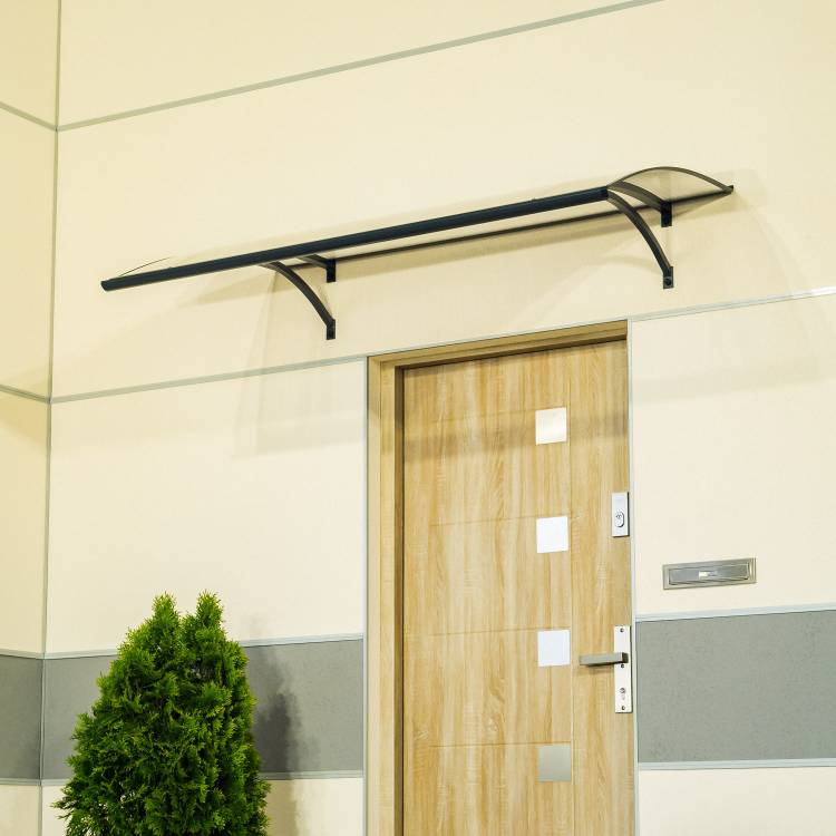 Obrázek k výrobku 62912 - stříška nad dveře LANITPLAST LARUS 160/85 antracit