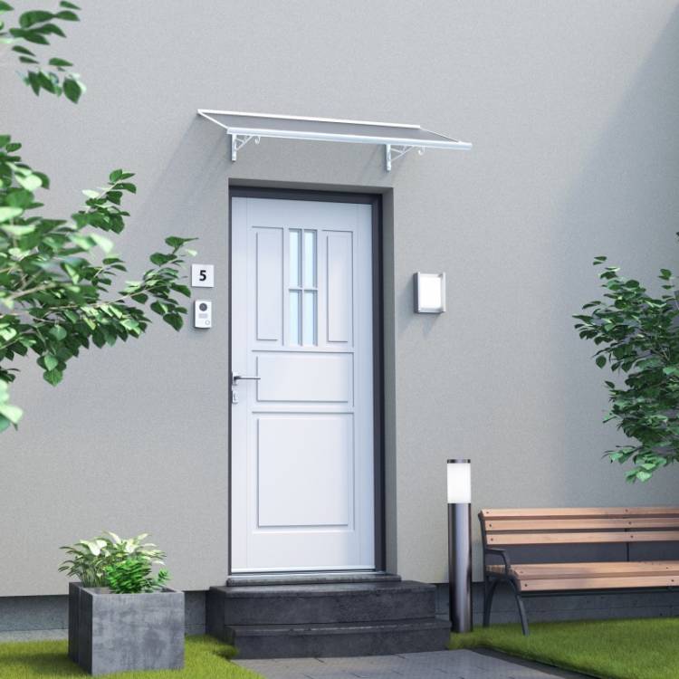 Obrázek k výrobku 78703 - stříška nad dveře LANITPLAST MELBA 140/79 BÍLÁ LG2800