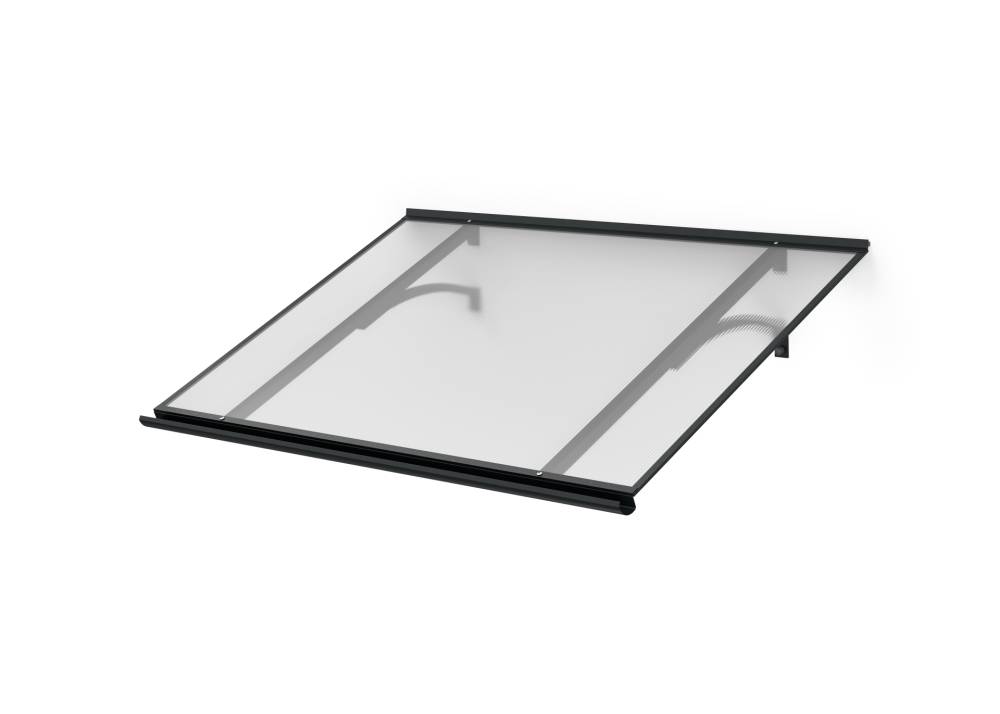 Obrázek k výrobku 62916 - stříška nad dveře LANITPLAST MELES 160/85 antracit LG2180