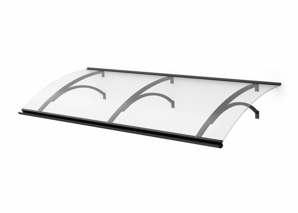 Obrázek k výrobku 73291 - stříška nad dveře LANITPLAST OLOR XL 197/85 antracit LG2578