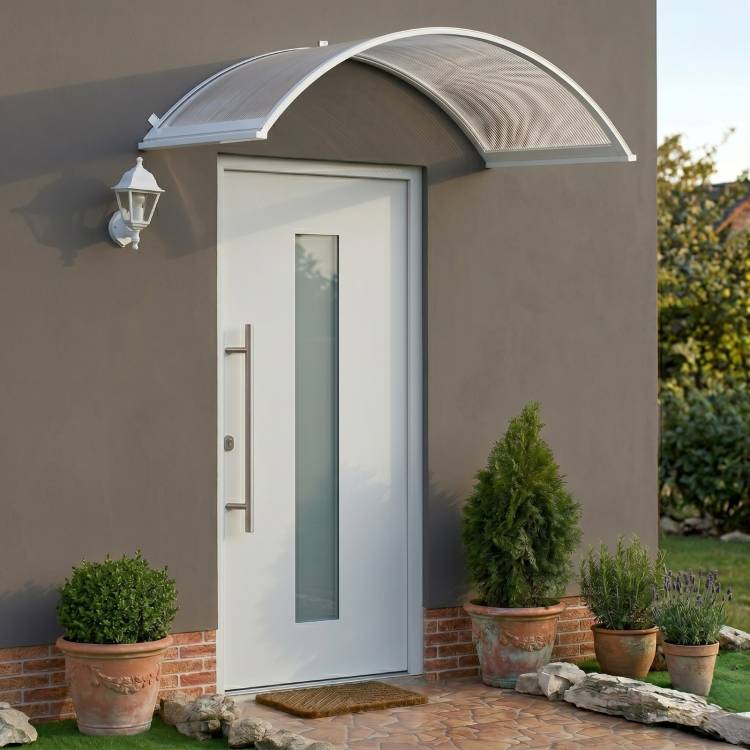 Obrázek k výrobku 41724 - stříška nad dveře LANITPLAST ONYX 200/75 bílá