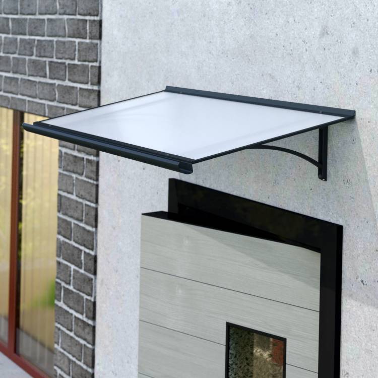 Obrázek k výrobku 77610 - stříška nad dveře LANITPLAST RUMBA 160/54 antracit