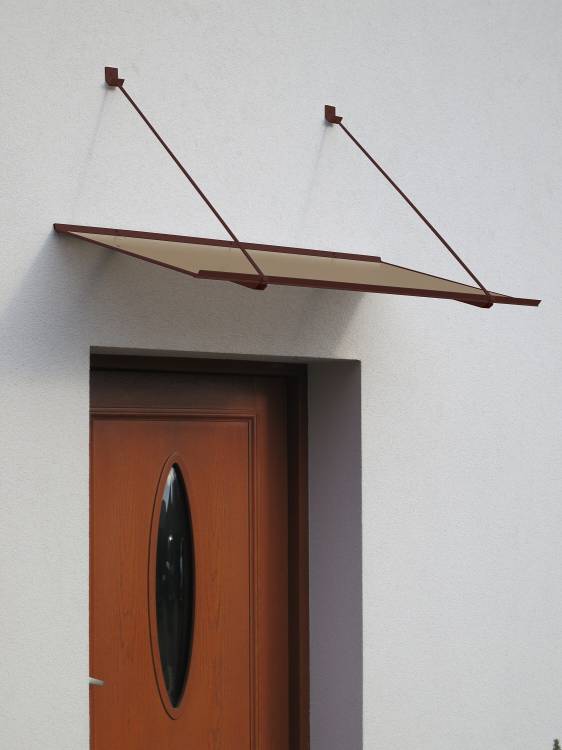 Obrázek k výrobku 73310 - stříška nad dveře LANITPLAST SP1 120/70 hnědá