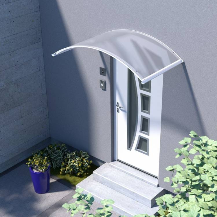 Obrázek k výrobku 41760 - stříška nad dveře LANITPLAST TOPAZ 130/70 bílá