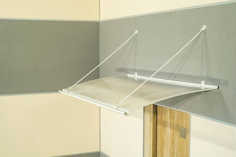 Obrázek k výrobku 41758 - stříška nad dveře LANITPLAST TURKUS 140/85 bílá