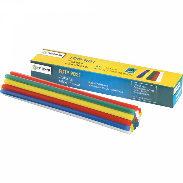 Obrázek k výrobku 72836 - Tavné tyčinky barevné FIELDMANN FDTP 9021