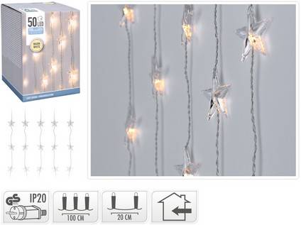 Obrázek k výrobku 72858 - Vánoční osvětlení  hvězdy závěs