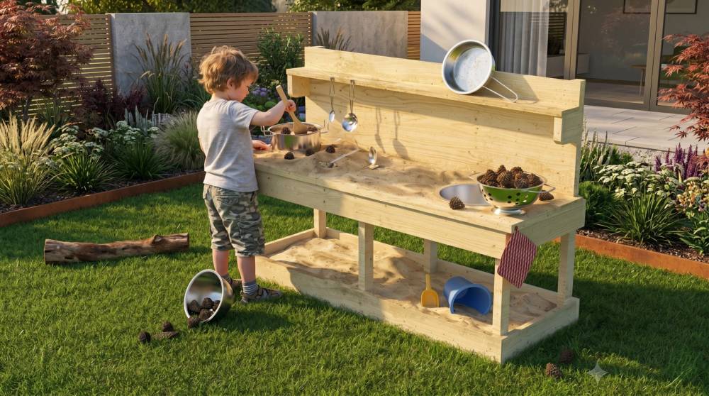 Obrázek k výrobku 95271 - venkovní kuchyňka KARIBU SANDY (89382) natur LG4909