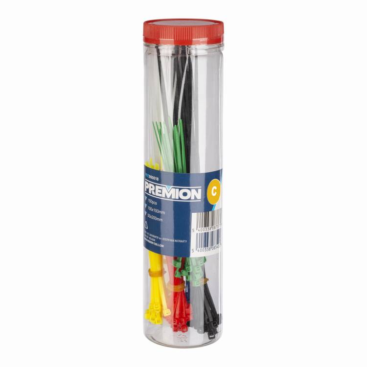 Obrázek k výrobku 90833 - Vícebarevné stahovací pásky 150ks