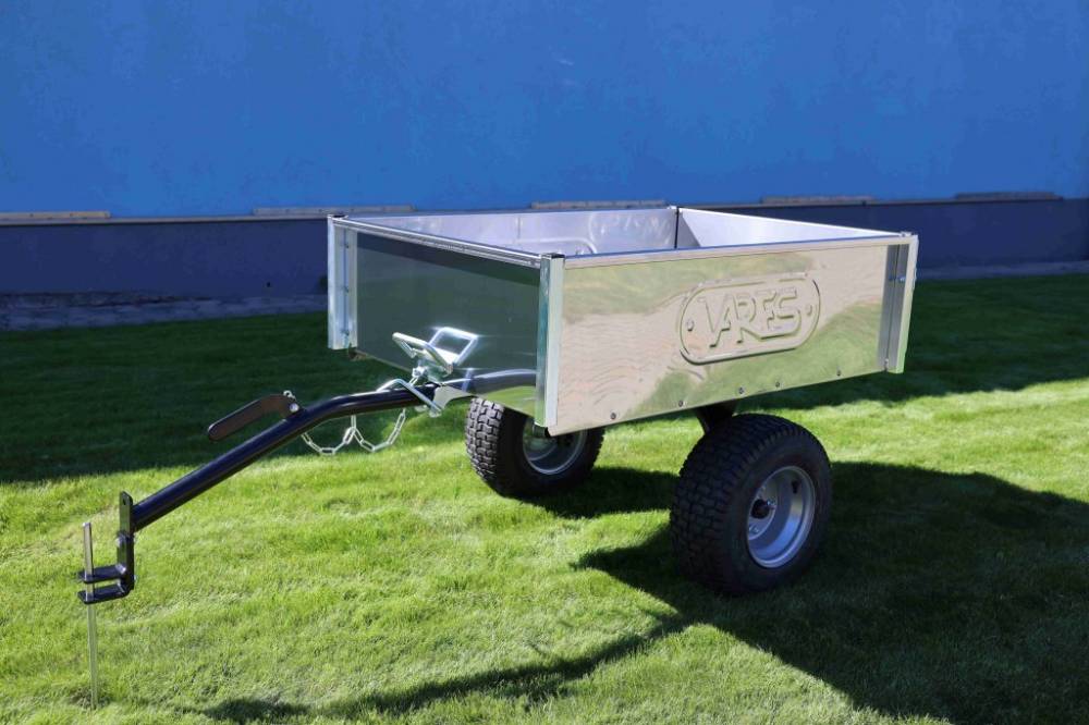 Obrázek k výrobku 81299 - Vozík pro zahradní traktory TRVMS nerez limitovaná edice