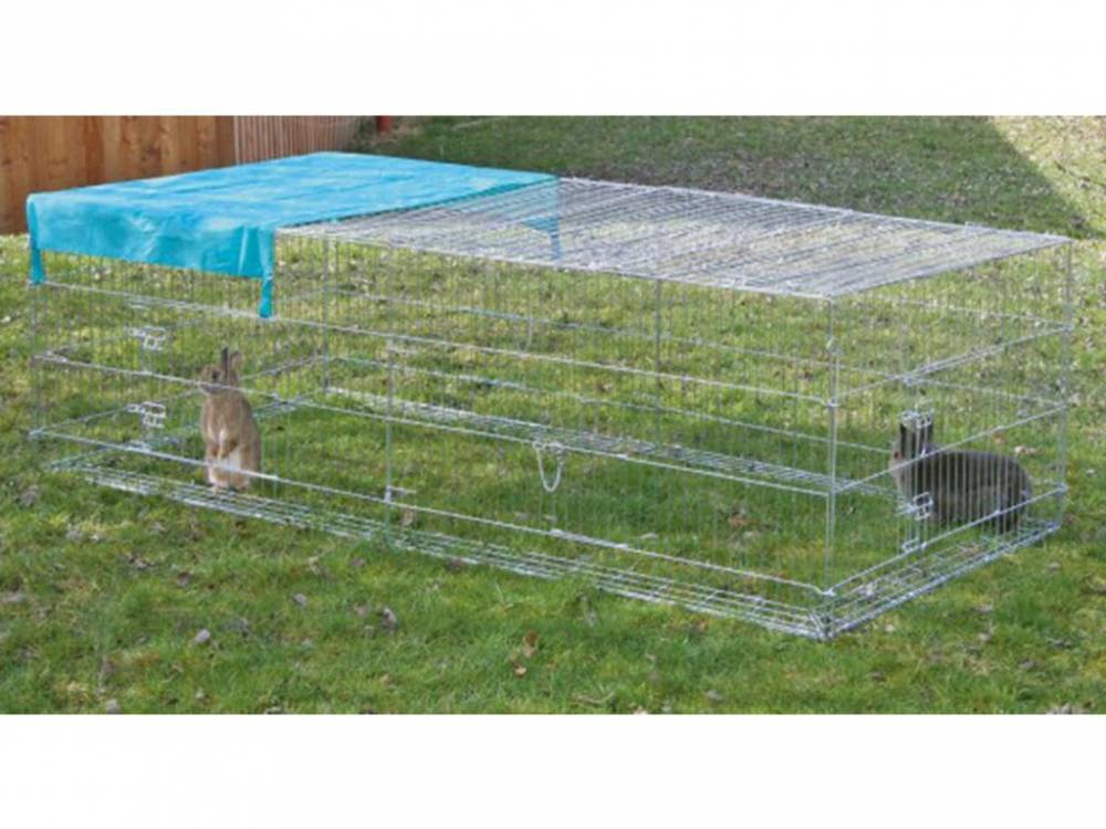 Obrázek k výrobku 81048 - Výběh pro králíky, hlodavce a drůbež KERBL 230 x 115 x 70 cm