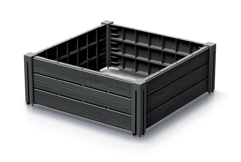 Obrázek k výrobku 93962 - Vyvýšený záhon BASE PLANT 61,8 cm - antracit