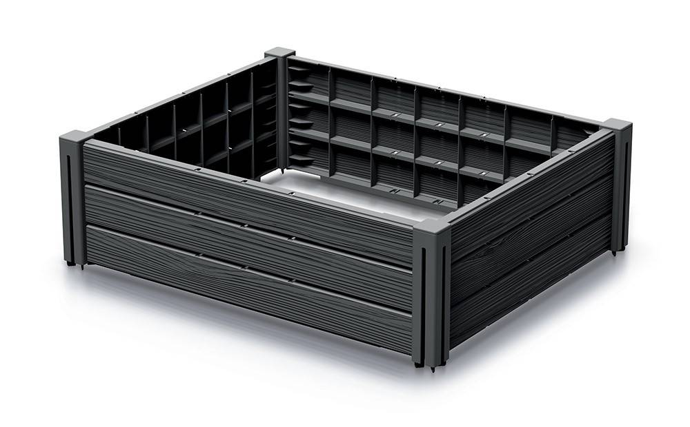 Obrázek k výrobku 93961 - Vyvýšený záhon BASE PLANT 75,6 cm - antracit