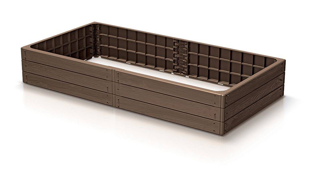 Obrázek k výrobku 82632 - Vyvýšený záhon BASE WOODY rustikální cihlový 149,2cm