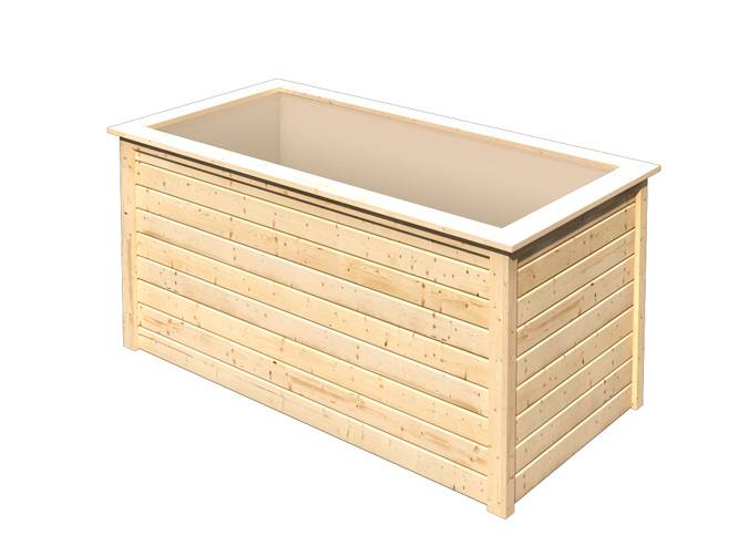 Obrázek k výrobku 54600 - vyvýšený záhon KARIBU HOCHBEET 192 (64567) natur