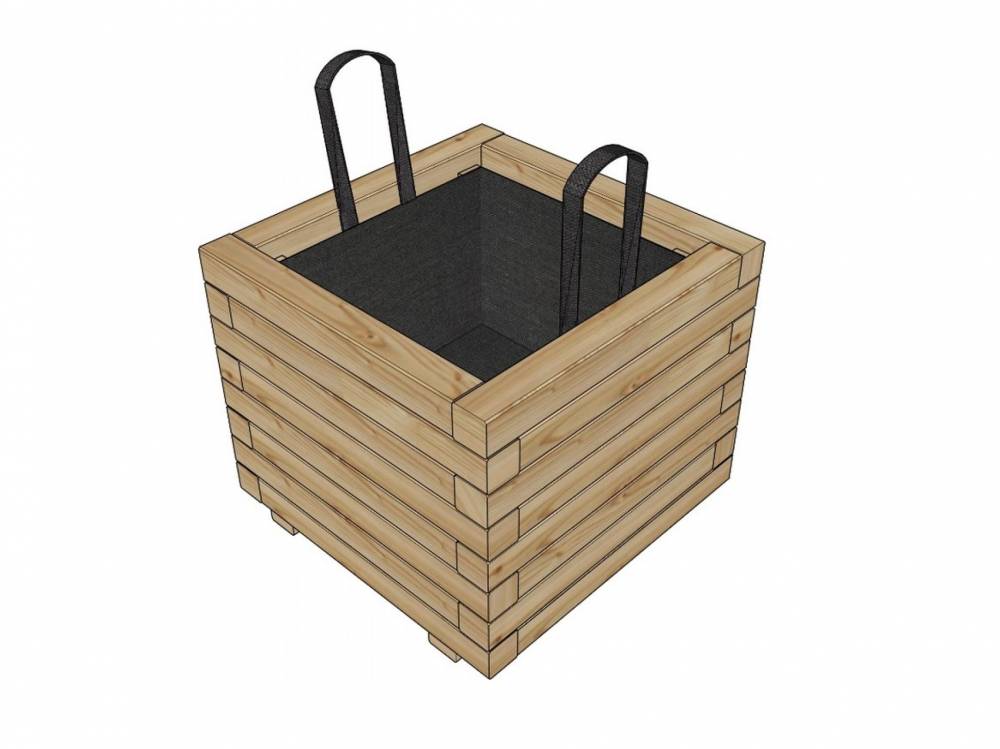 Obrázek k výrobku 70762 - vyvýšený záhon LANITPLAST MADRID1 (S7234)