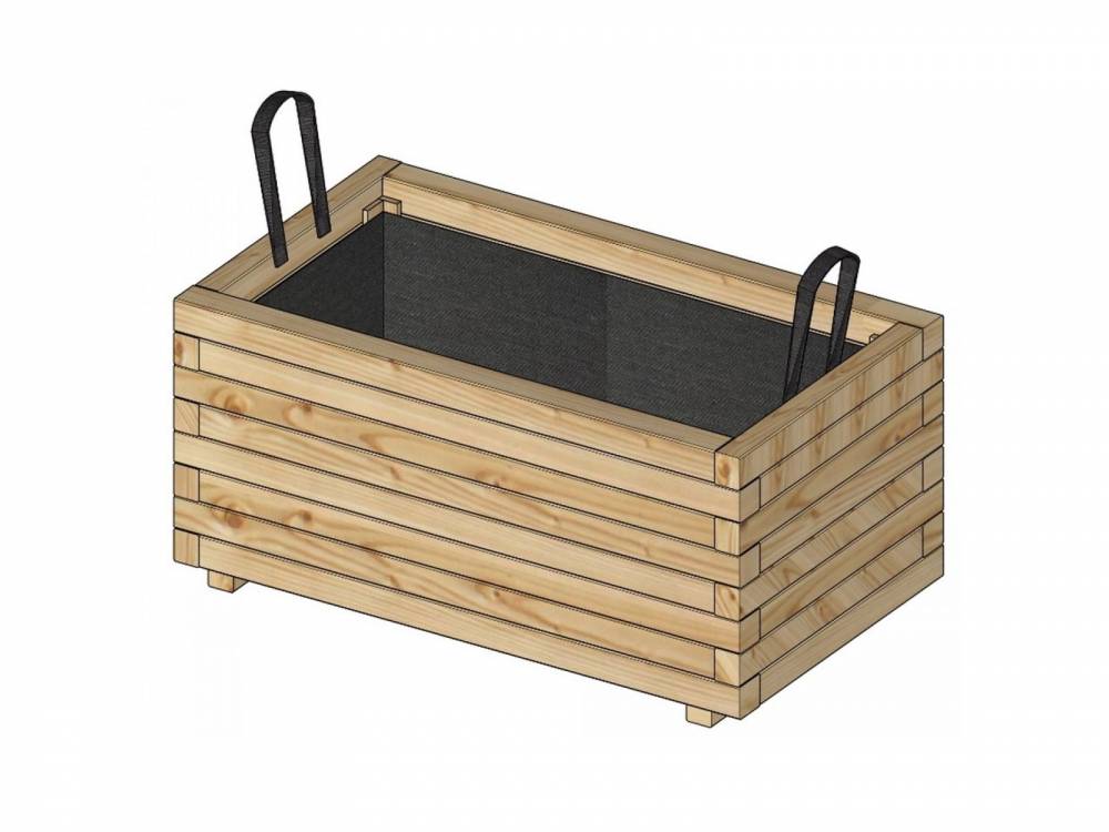 Obrázek k výrobku 70763 - vyvýšený záhon LANITPLAST MADRID3 (S7236)