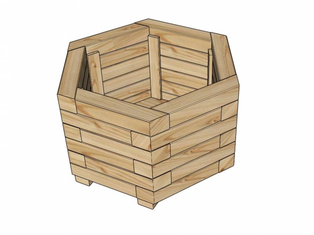 Obrázek k výrobku 69826 - vyvýšený záhon LANITPLAST POTTING7 (S7281)