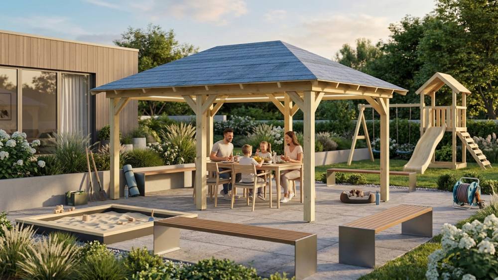 Obrázek k výrobku 53961 - zahradní altán KARIBU PERIDA 68230