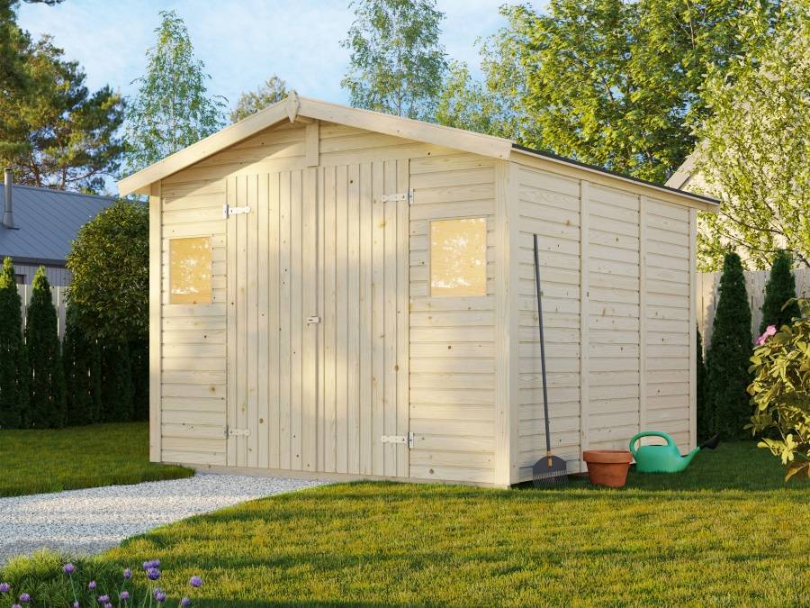 Obrázek k výrobku 20558 - ZAHRADNÍ DOMEK Dan 7,0 m2 - na nářadí  (273 x 280) tl.16 mm