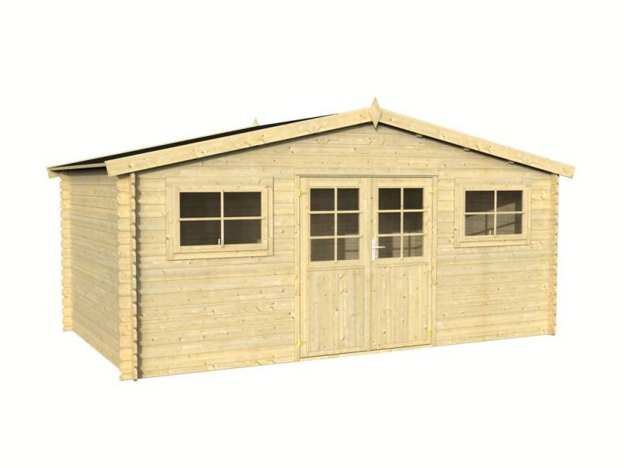 Obrázek k výrobku 39479 - Zahradní domek EKO-LINE Ester A 12,9 m2 504 x 296 cm tl. 28 mm