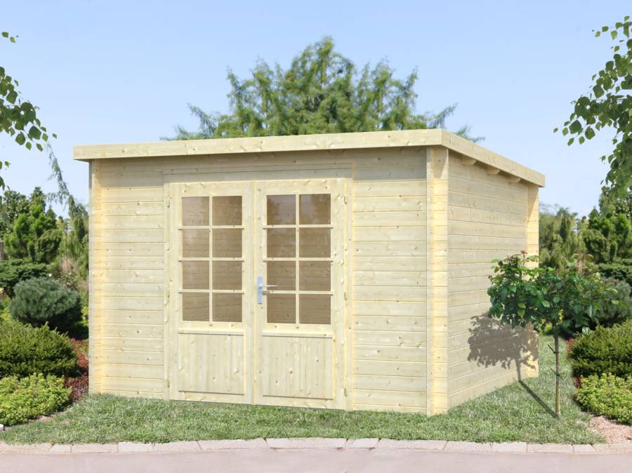 Obrázek k výrobku 34904 - ZAHRADNI DOMEK Ella 8,7 m2 320 x 320 cm tl.: 28 mm