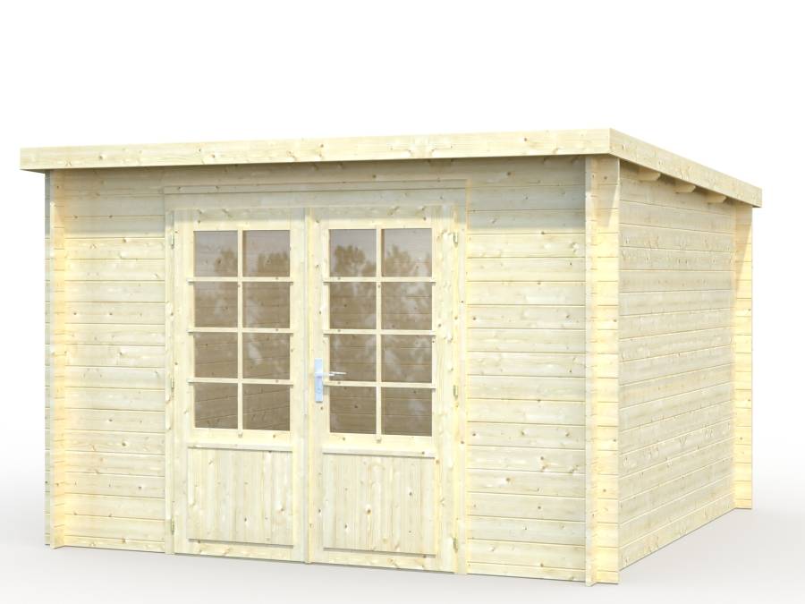 Obrázek k výrobku 34904 - ZAHRADNI DOMEK Ella 8,7 m2 320 x 320 cm tl.: 28 mm