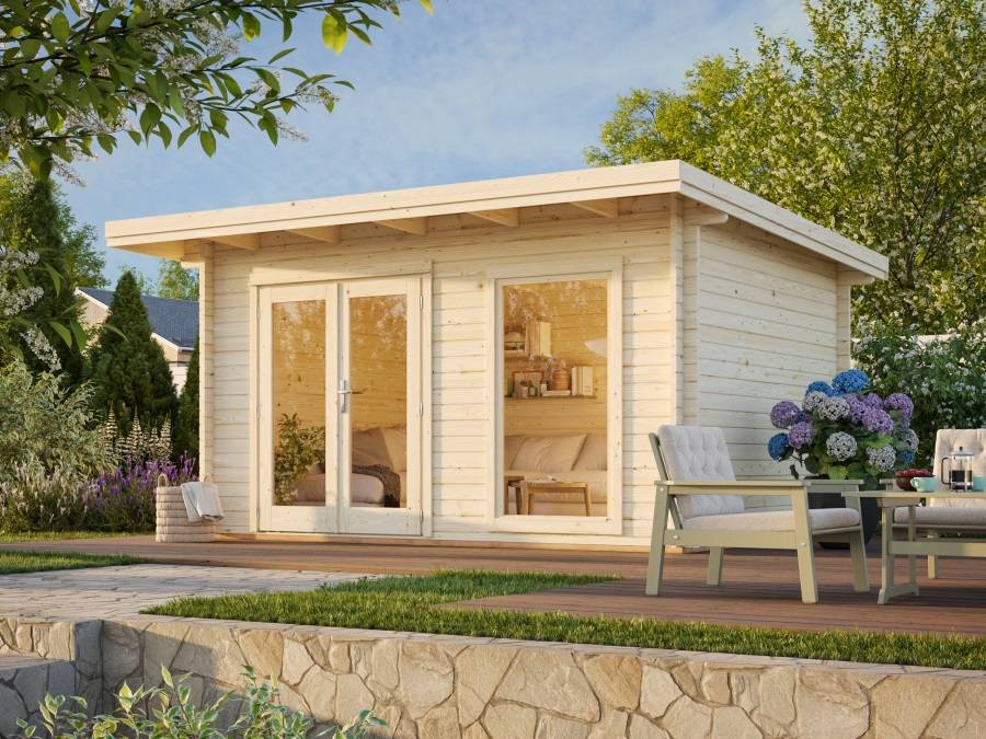 Obrázek k výrobku 48880 - ZAHRADNÍ DOMEK Heidi 11,7 m2 430x320 cm tl. 44 mm