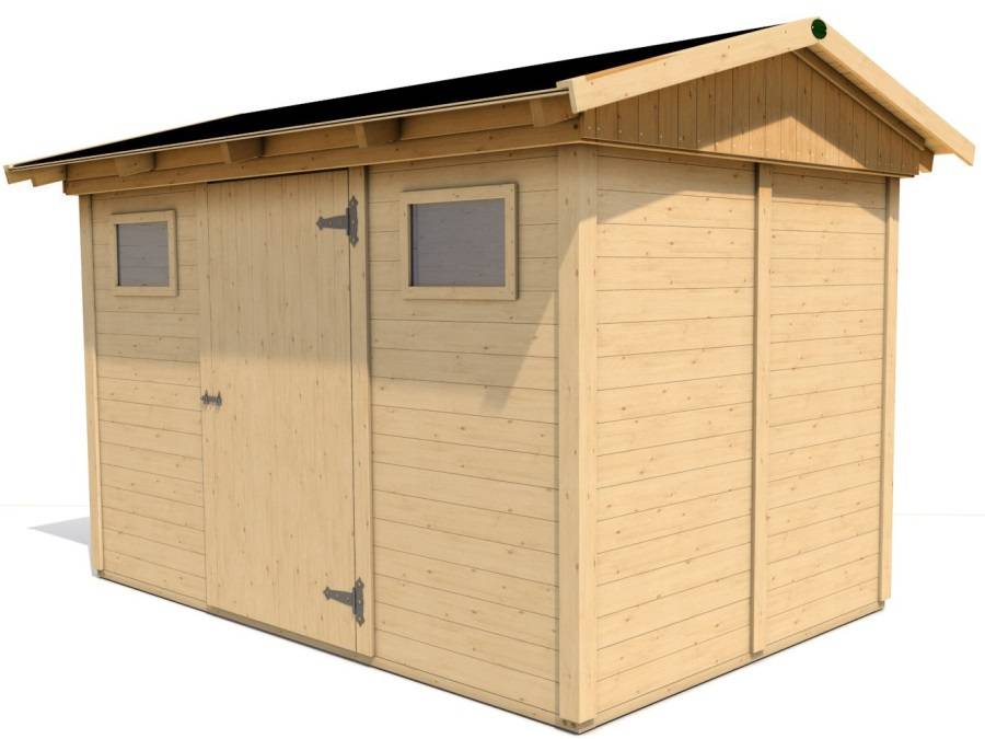 Obrázek k výrobku 61060 - Zahradní domek HEROLD A3322 6,3 m2 327x221 cm tl. 19 mm