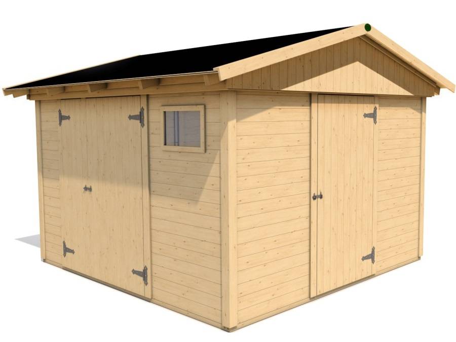 Obrázek k výrobku 54622 - Zahradní domek HEROLD A3333B 9,6 m2 327x327 cm tl. 19 mm