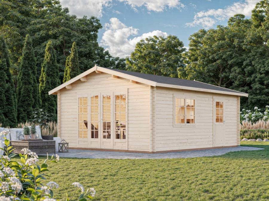 Obrázek k výrobku 21035 - ZAHRADNÍ DOMEK  Irene 23,9 m2 (470x570cm) tl. 44mm