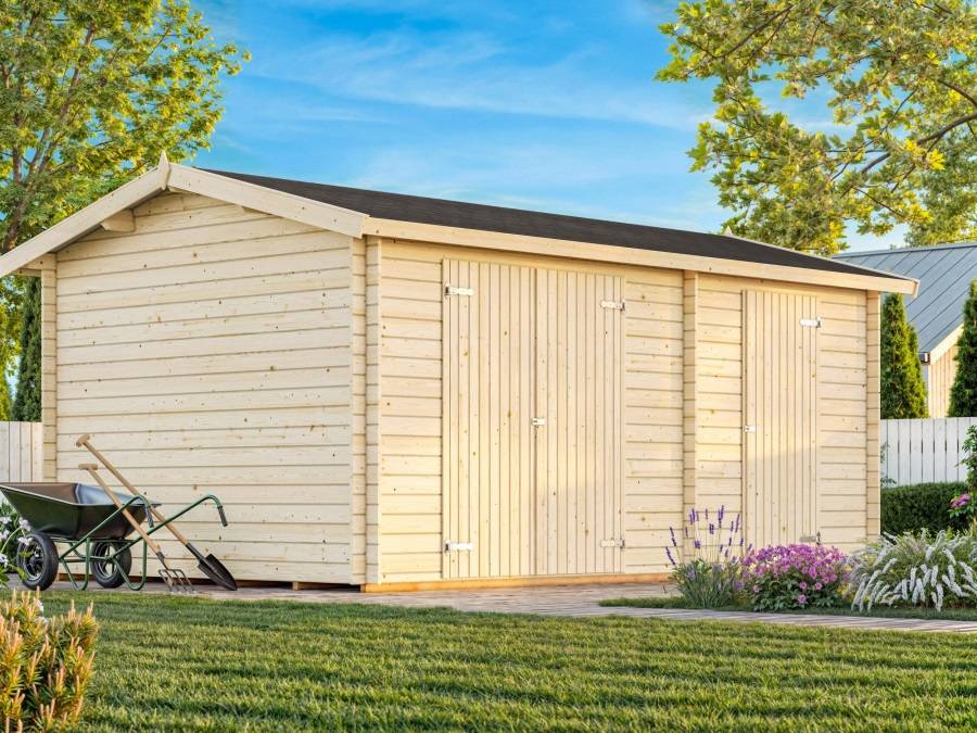 Obrázek k výrobku 35219 - ZAHRADNÍ DOMEK Jari 14,5 m2 520 x 320 cm tl.: 28 mm