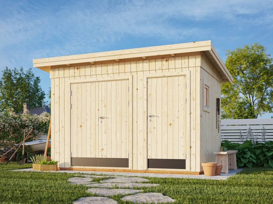 Obrázek k výrobku 21052 - ZAHRADNÍ DOMEK Kalle 6,6 m2  (344x221cm) tl. 18+70mm