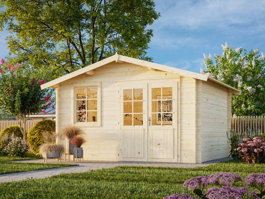 Obrázek k výrobku 20517 - ZAHRADNÍ DOMEK Klara 10,4 m2 (380cm x 320cm) tl. 28mm
