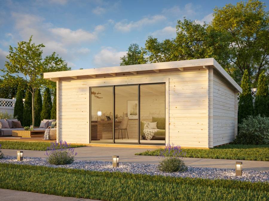 Obrázek k výrobku 82539 - Zahradní domek LEA 19,4 m2 s posuvnými dveřmi