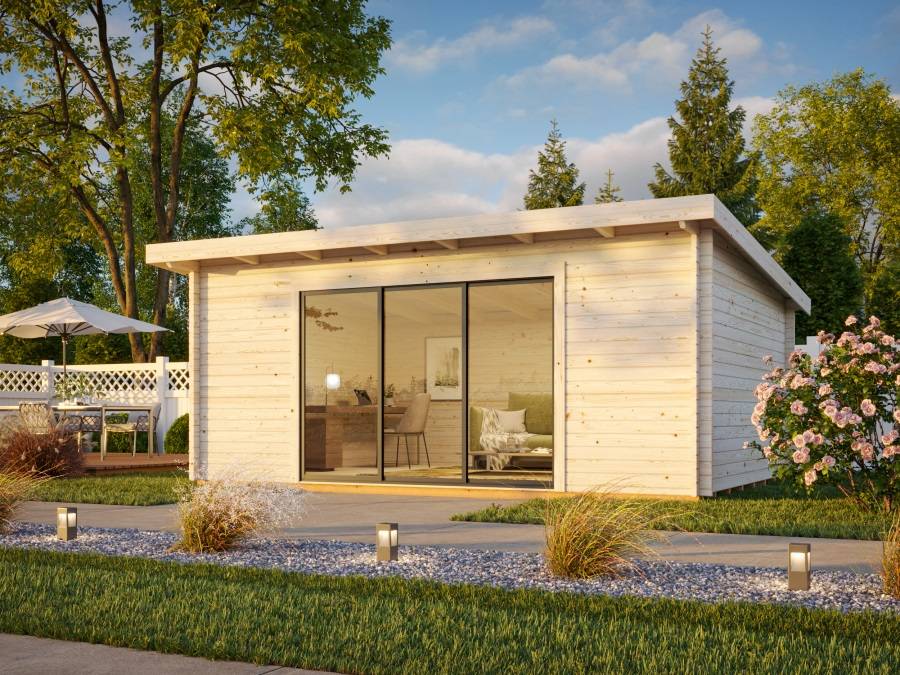 Obrázek k výrobku 82540 - Zahradní domek LEA 19,4 m2 s posuvnými dveřmi s dvojitým sklem
