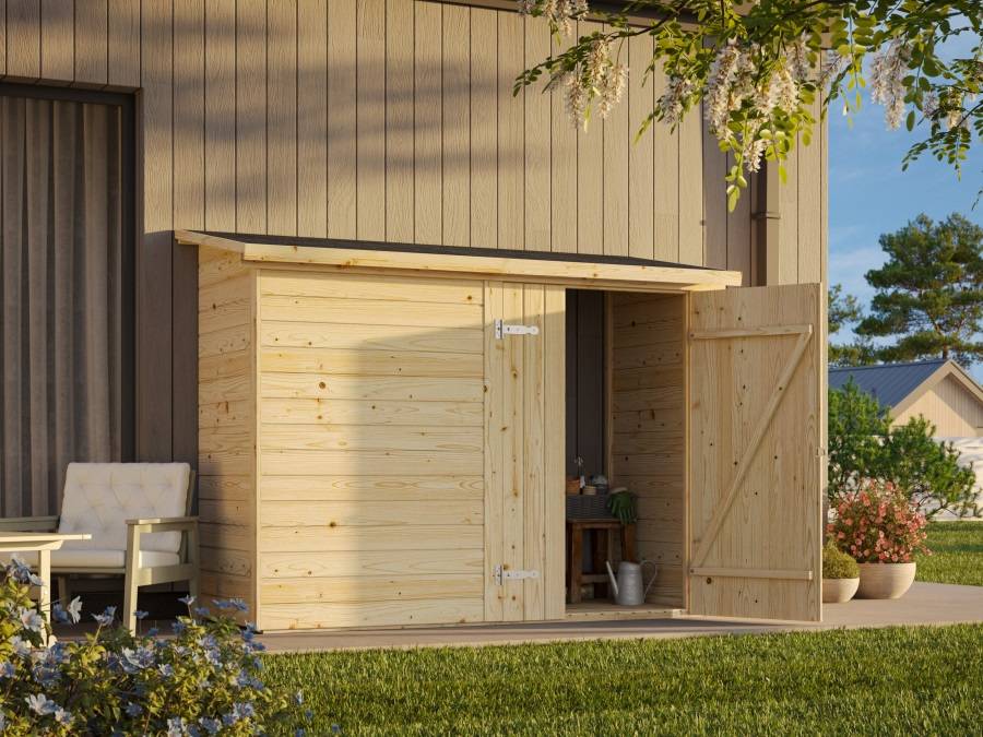 Obrázek k výrobku 20554 - ZAHRADNÍ DOMEK Leif 2,2 m2  (234 x 95) tl.16 mm
