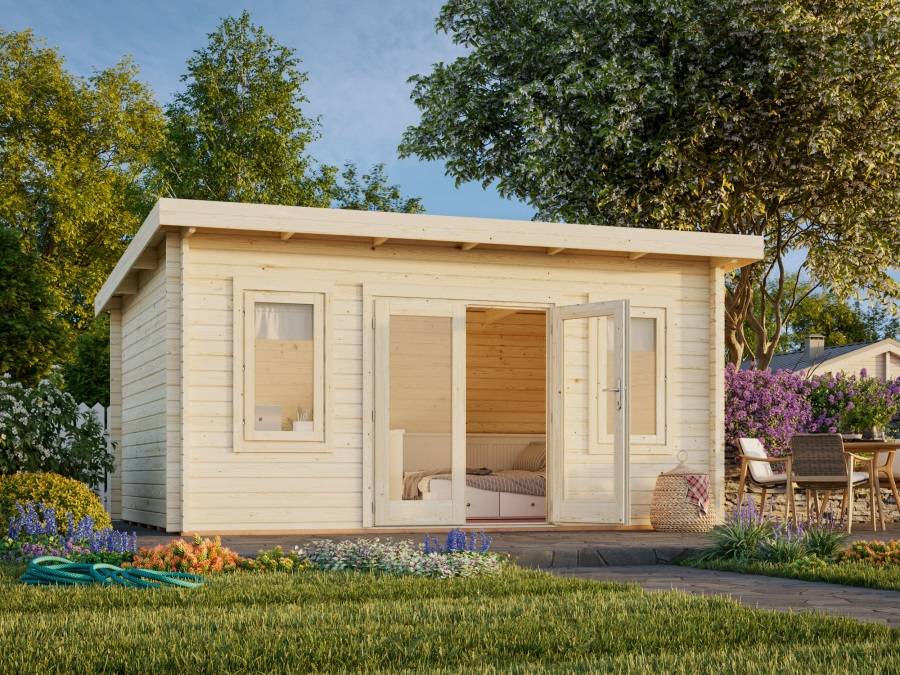 Obrázek k výrobku 28287 - ZAHRADNÍ DOMEK Lisa 14,2 m2  470 x 350 cm tl. 444 mm